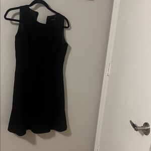 White House Black Market Elegant Black Mini Dress